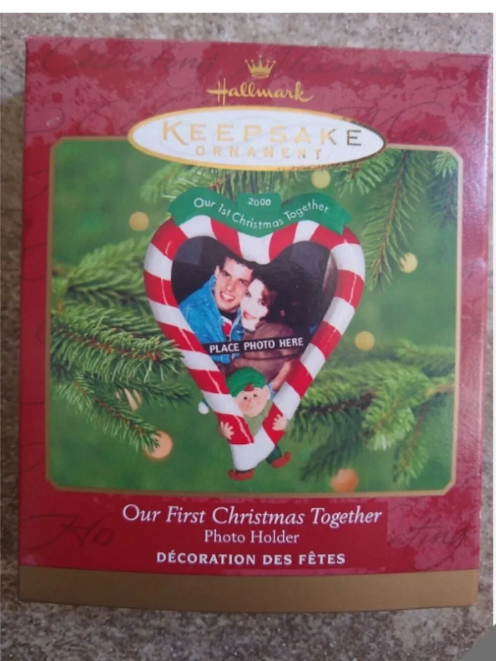 Hallmark Keepsake Ornament, Vintage, Our First Christmas Together 2000, NIB
